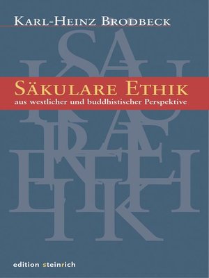 cover image of Säkulare Ethik